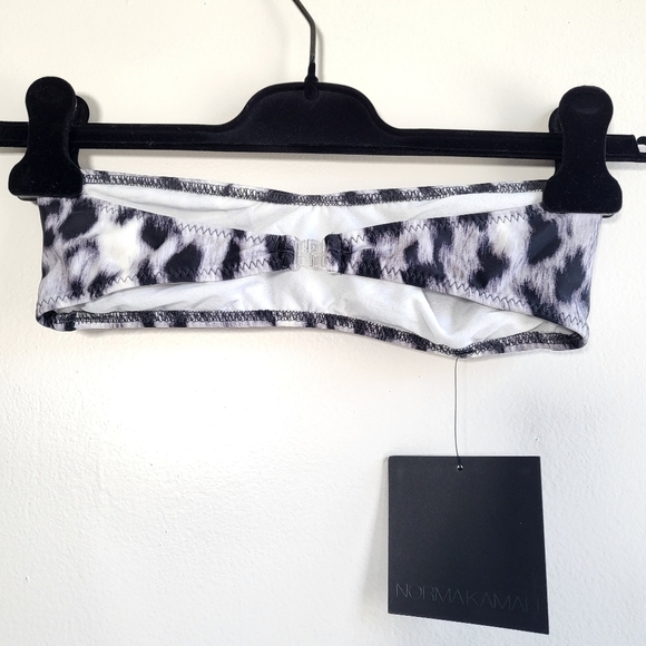 New Norma Kamali Sunglass Bikini Bra & Luca Bottoms In Abstract Leopard NWT XS - Picture 13 of 16